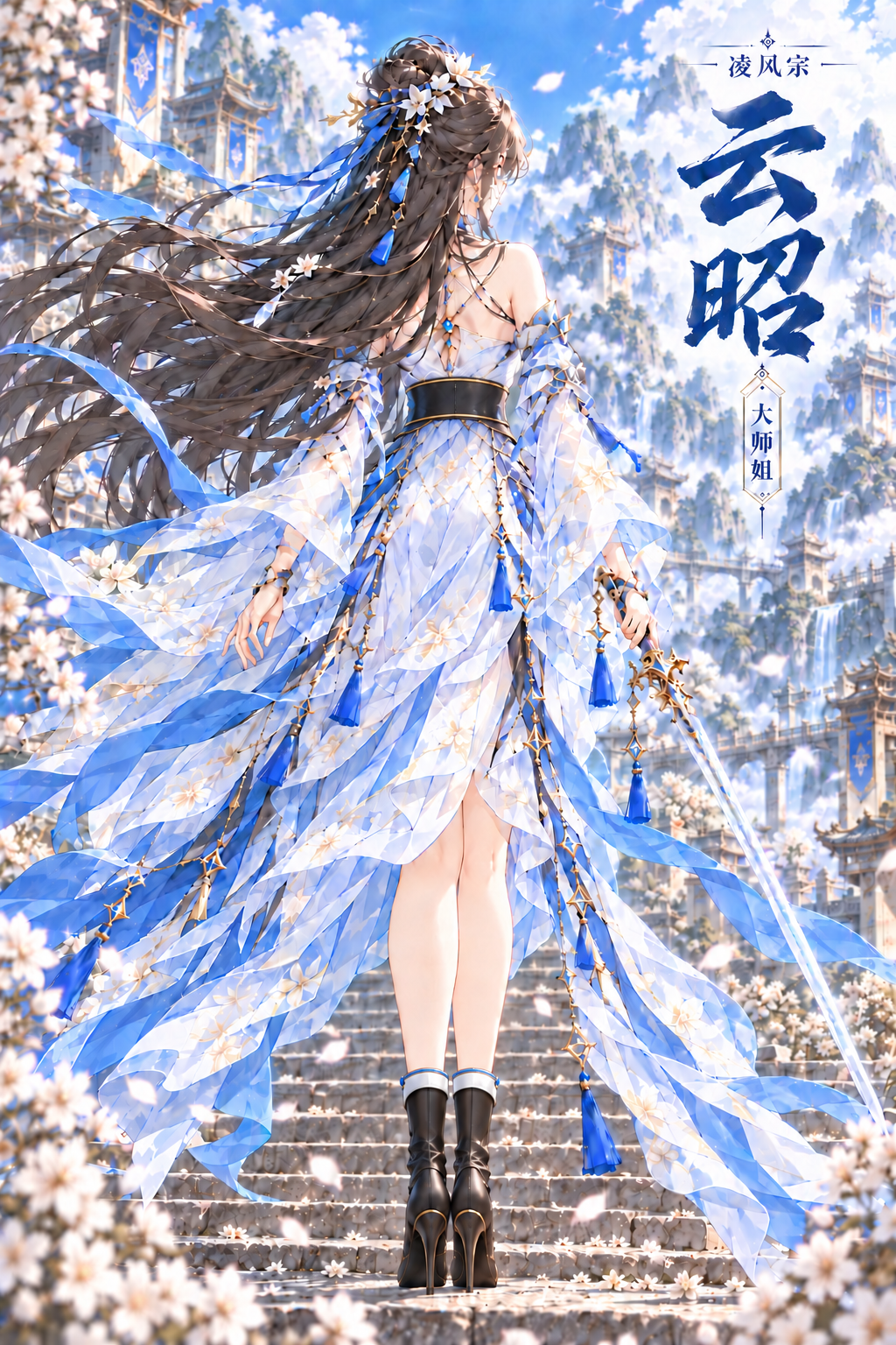 云昭背面视角海报